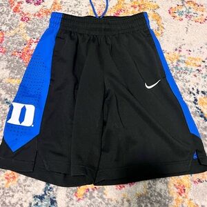 Duke Blue Devils Bball Athletic Shorts youth medium